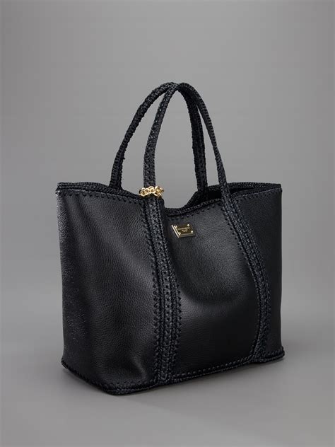 dolce and gabbana black tote bag|dolce and gabbana shopping bag.